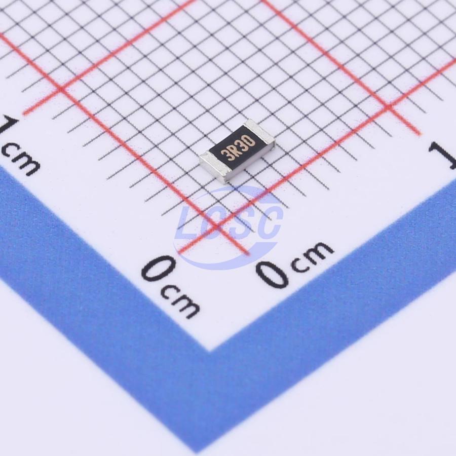 HoAR1206-1/4W-3.3R-1%-TCR25 Milliohm